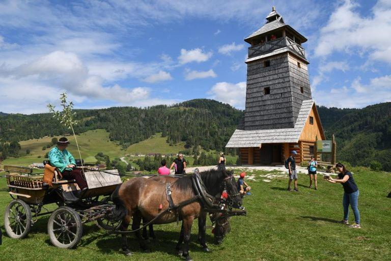 Penzion Zbojnicky Halas Tiszolc Kültér fotó